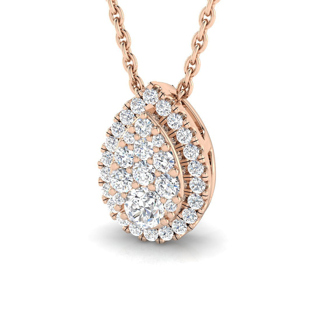 Cluster Diamond Ring 0.26ct – BJP0056 – 18k Rose Gold