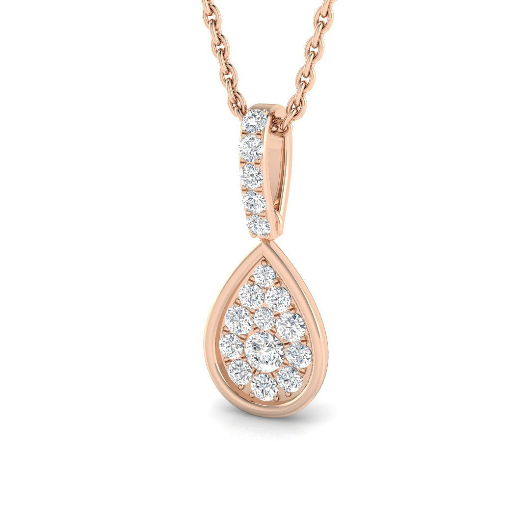 Cluster Diamond Ring 0.19ct – BJP0072 – 18k Rose Gold
