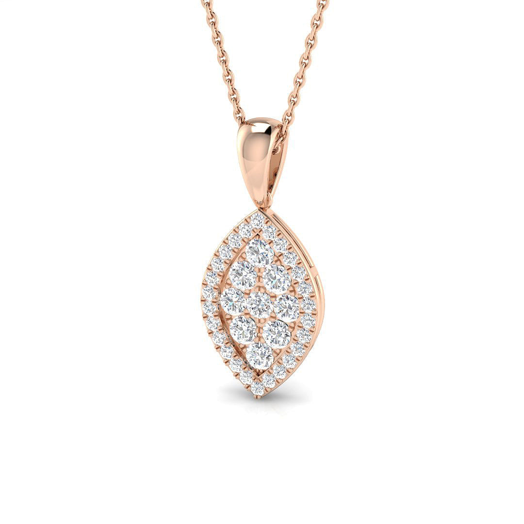 Cluster Diamond Ring 0.56ct – BJP114 – 18k Rose Gold
