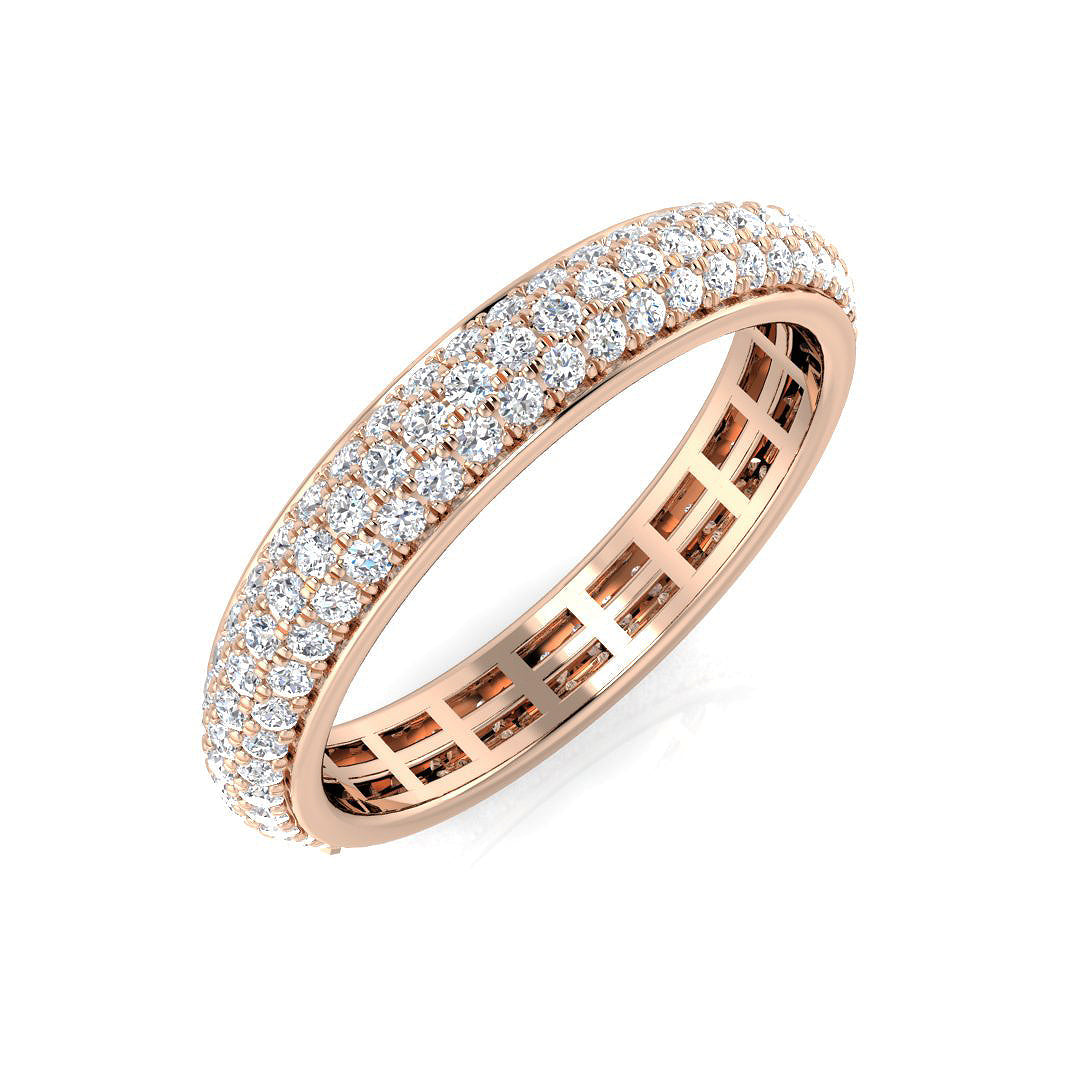 Full Eternity Diamond Ring 1.0ct – BJR0060 – 18k Rose Gold