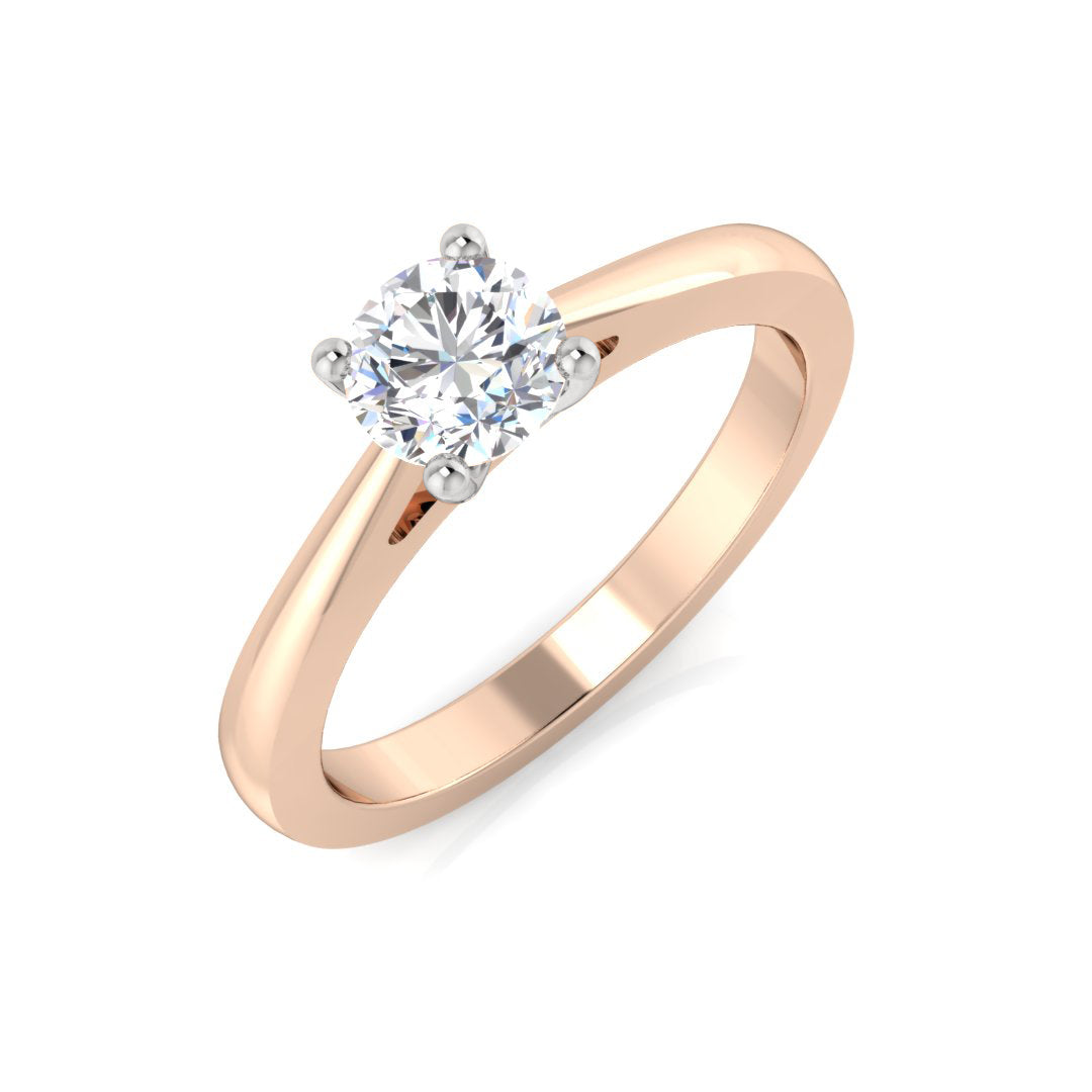 Engagement Diamond Ring 0.5ct – BJR0282 – 18k Rose Gold