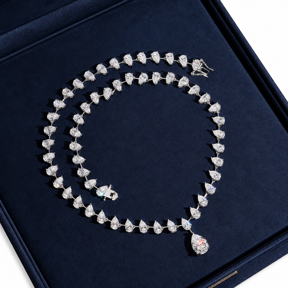 Pear-Cut Necklace