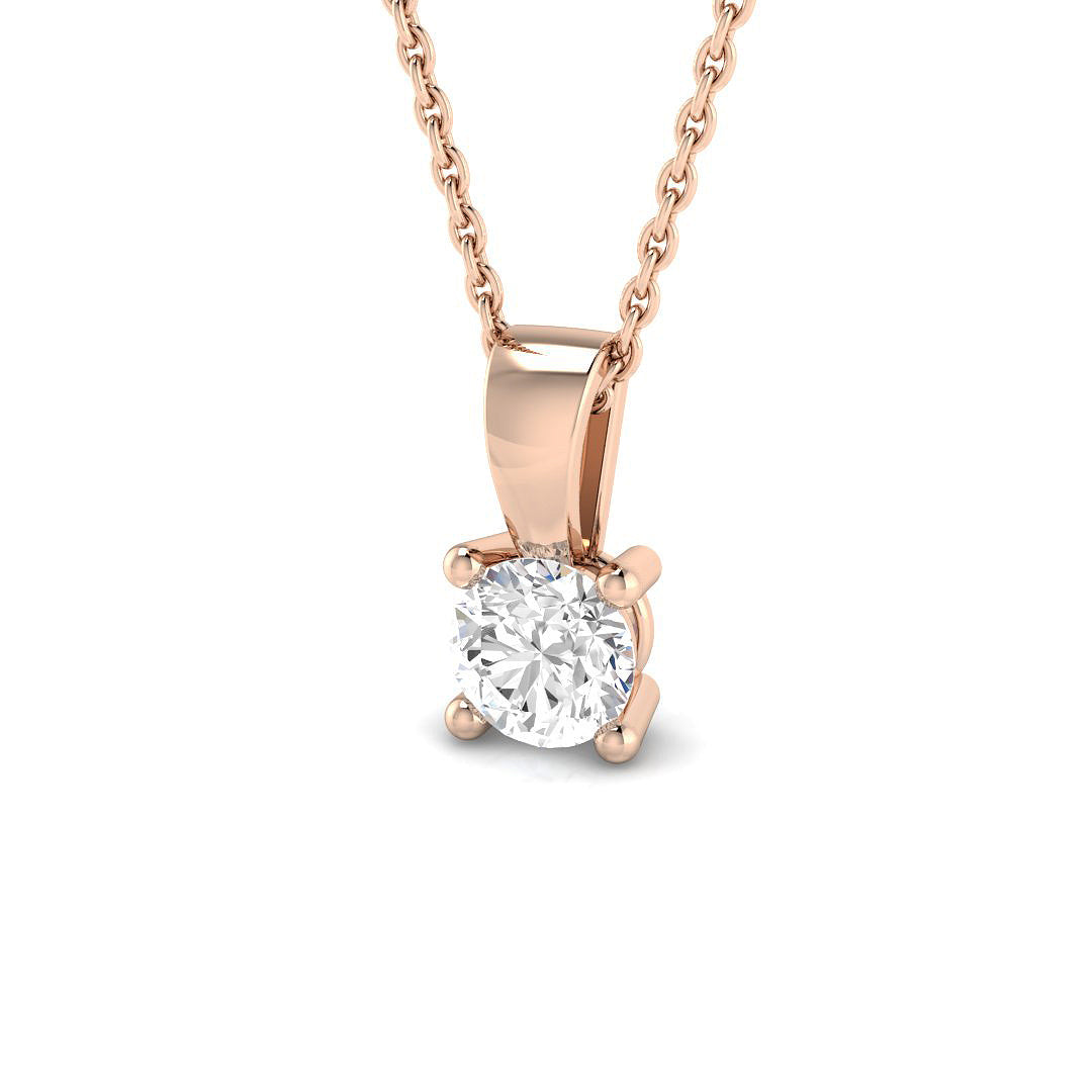 Solitaire Diamond Ring 0.5ct–0.51ct – PDR0050 – 18k Rose Gold
