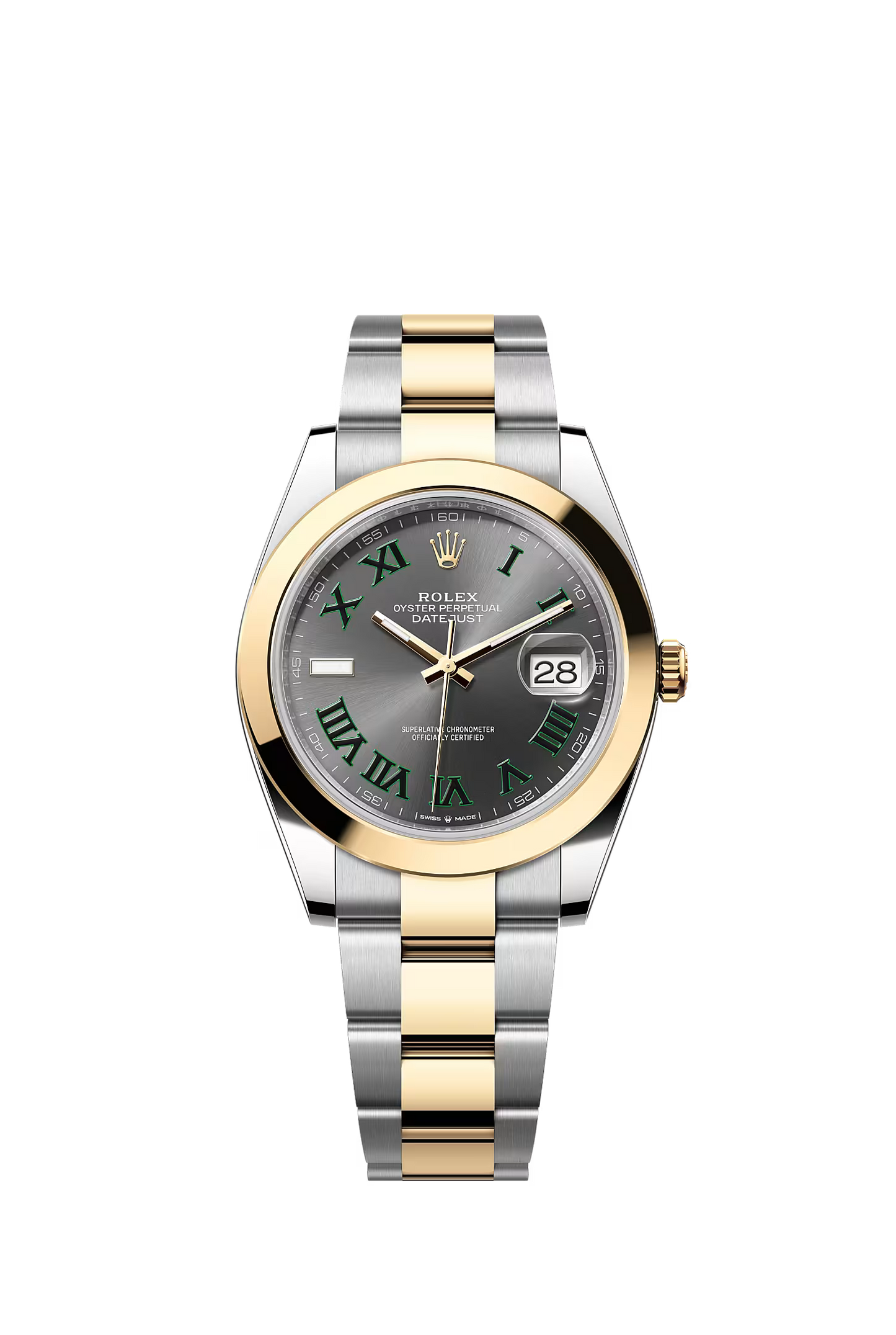 Rolex Datejust 41 126303 — Wimbledon Dial, Smooth Bezel, Oyster