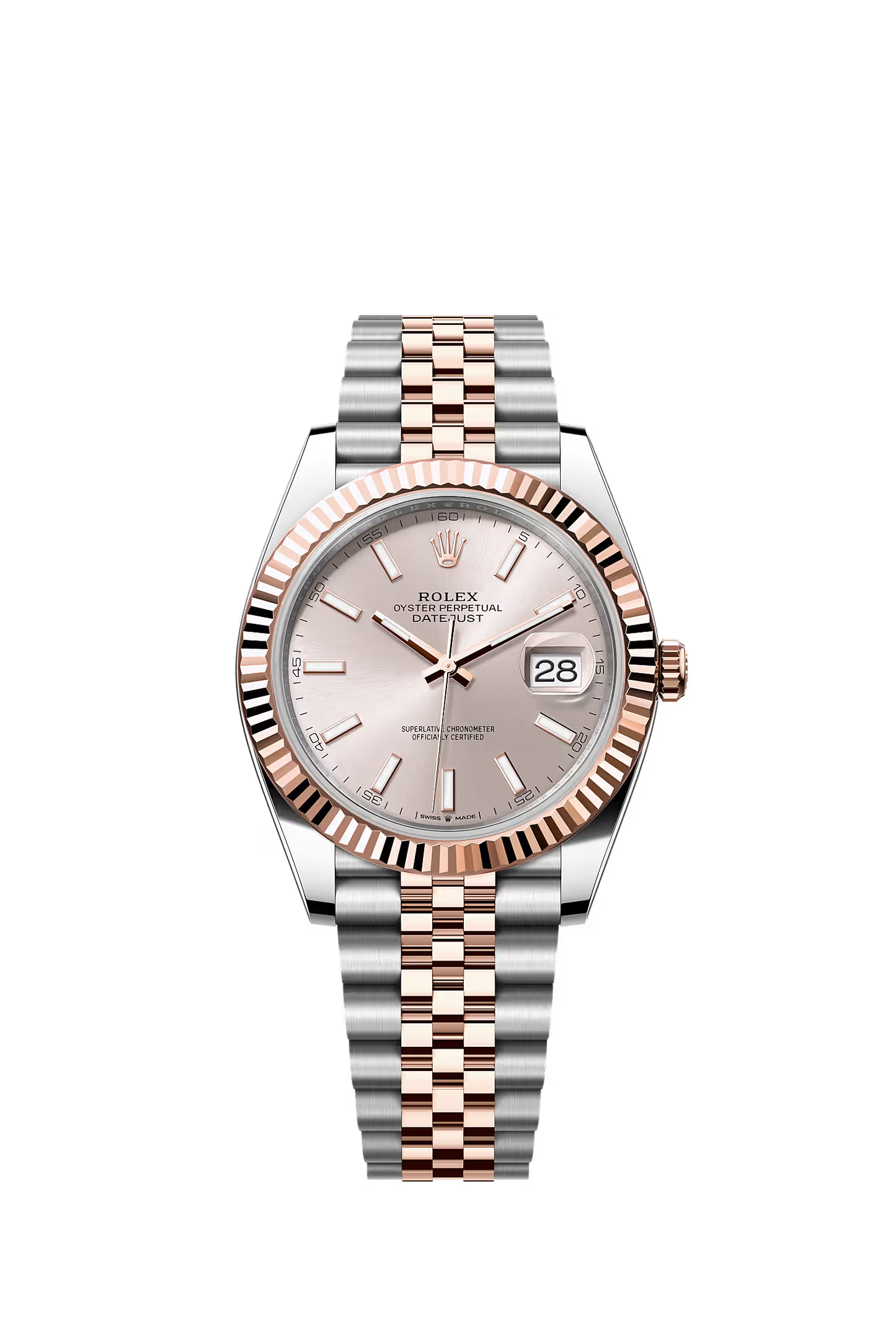 Rolex Datejust 41 126331 — Sundust Baton Dial, Jubilee