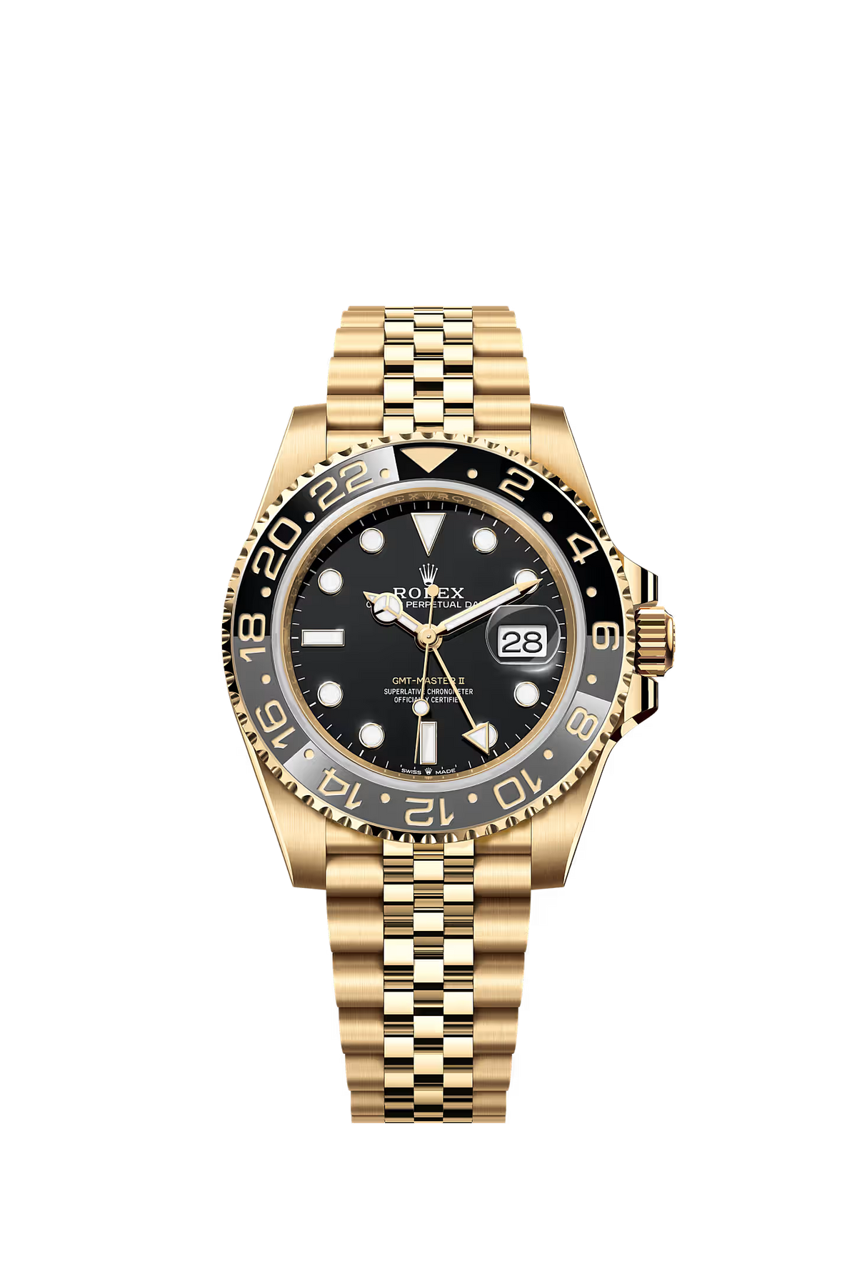Rolex GMT-Master II 126718GRNR — Black Dial, Jubilee