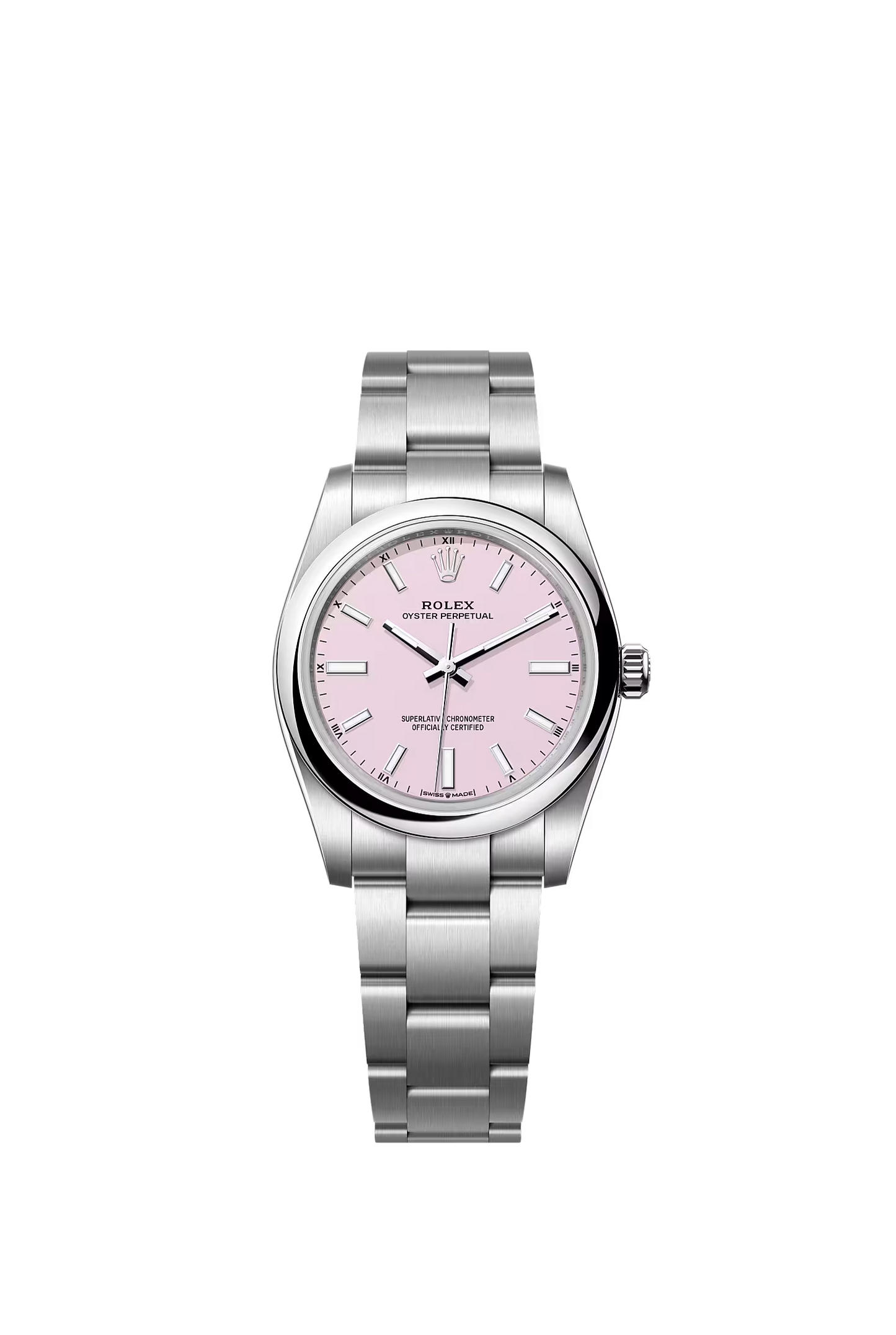 Rolex Oyster Perpetual 34 124200 — Candy Pink Dial