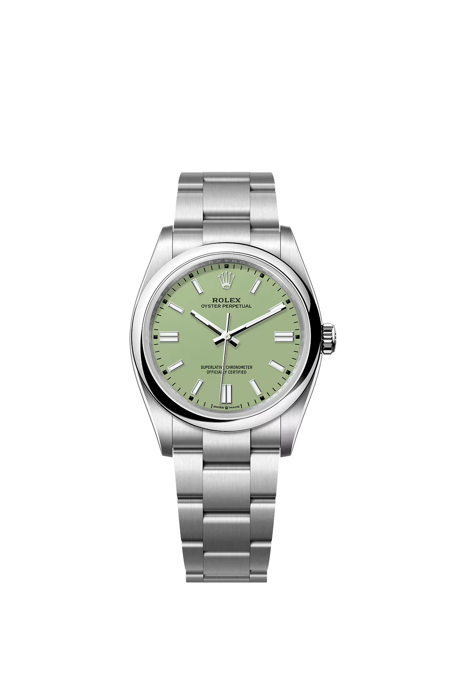 Rolex Oyster Perpetual 36 126000 — Pistachio Dial