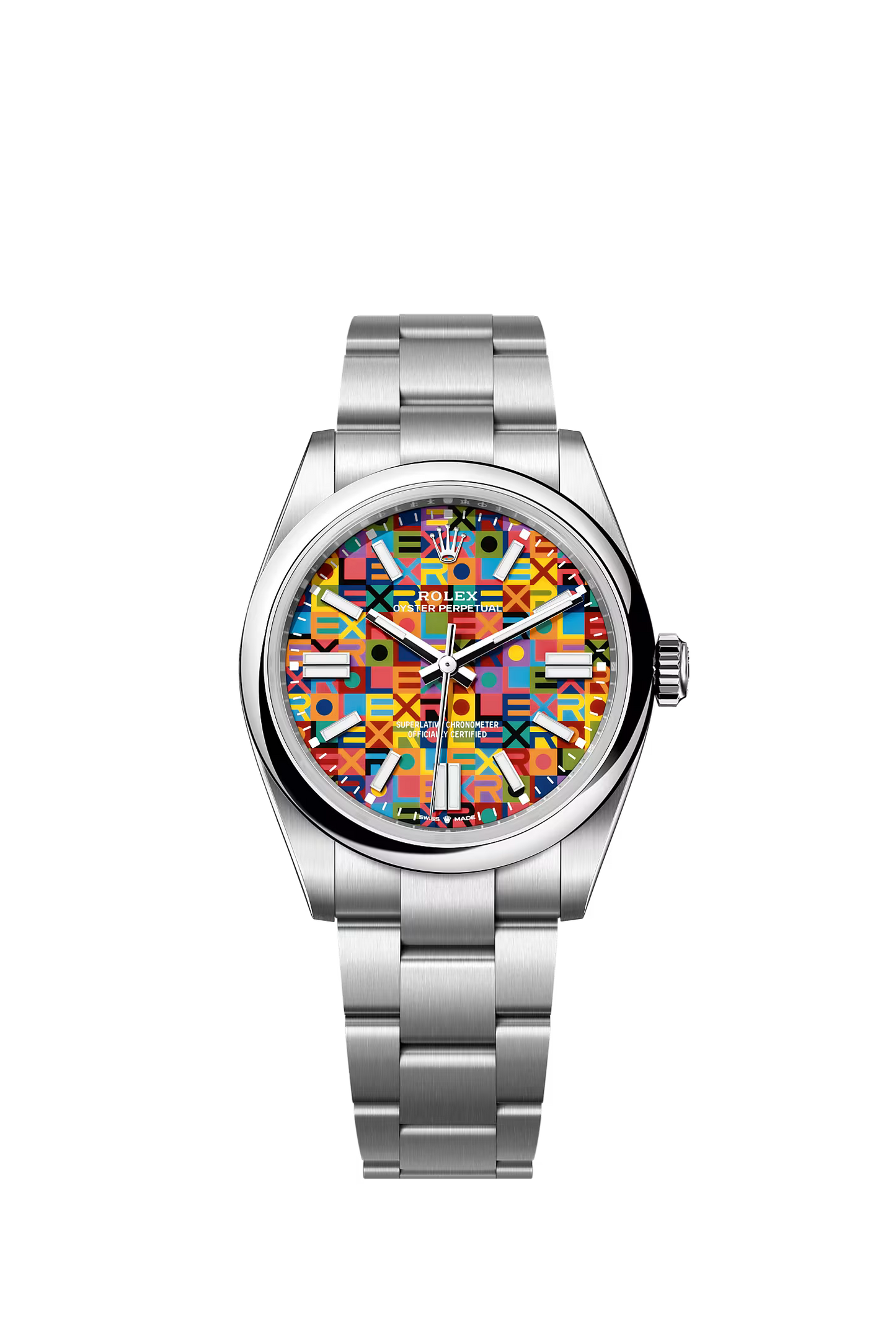 Rolex Oyster Perpetual 41 134300 — Multicoloured Jubilee Motif Dial