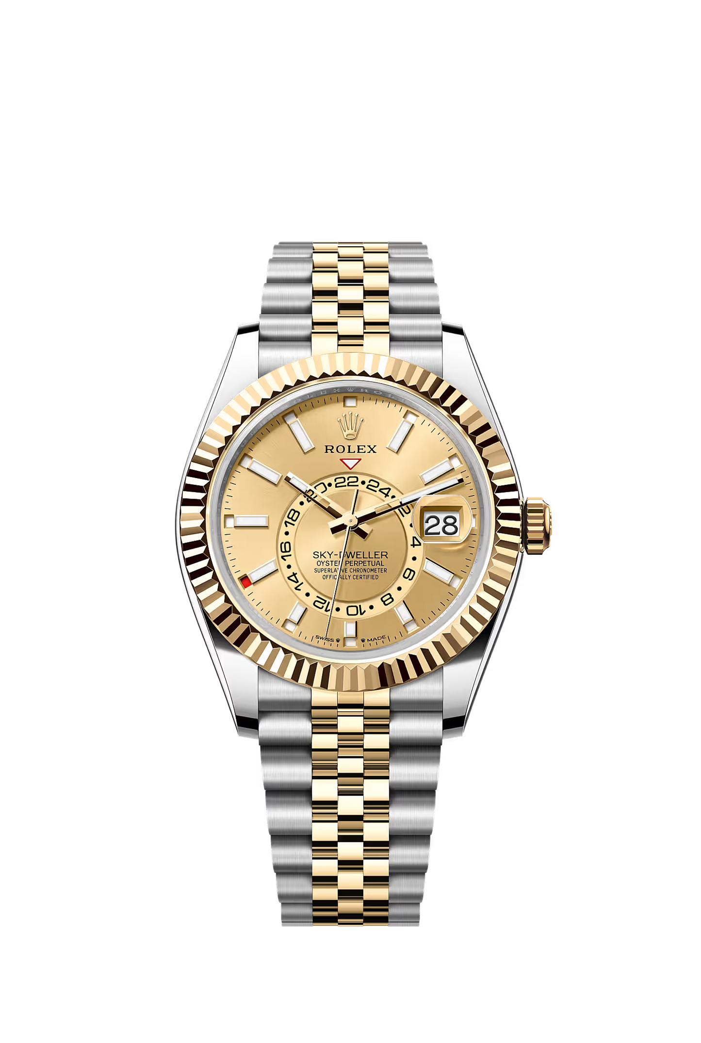 Rolex Sky-Dweller 336933 — Champagne Dial, Jubilee