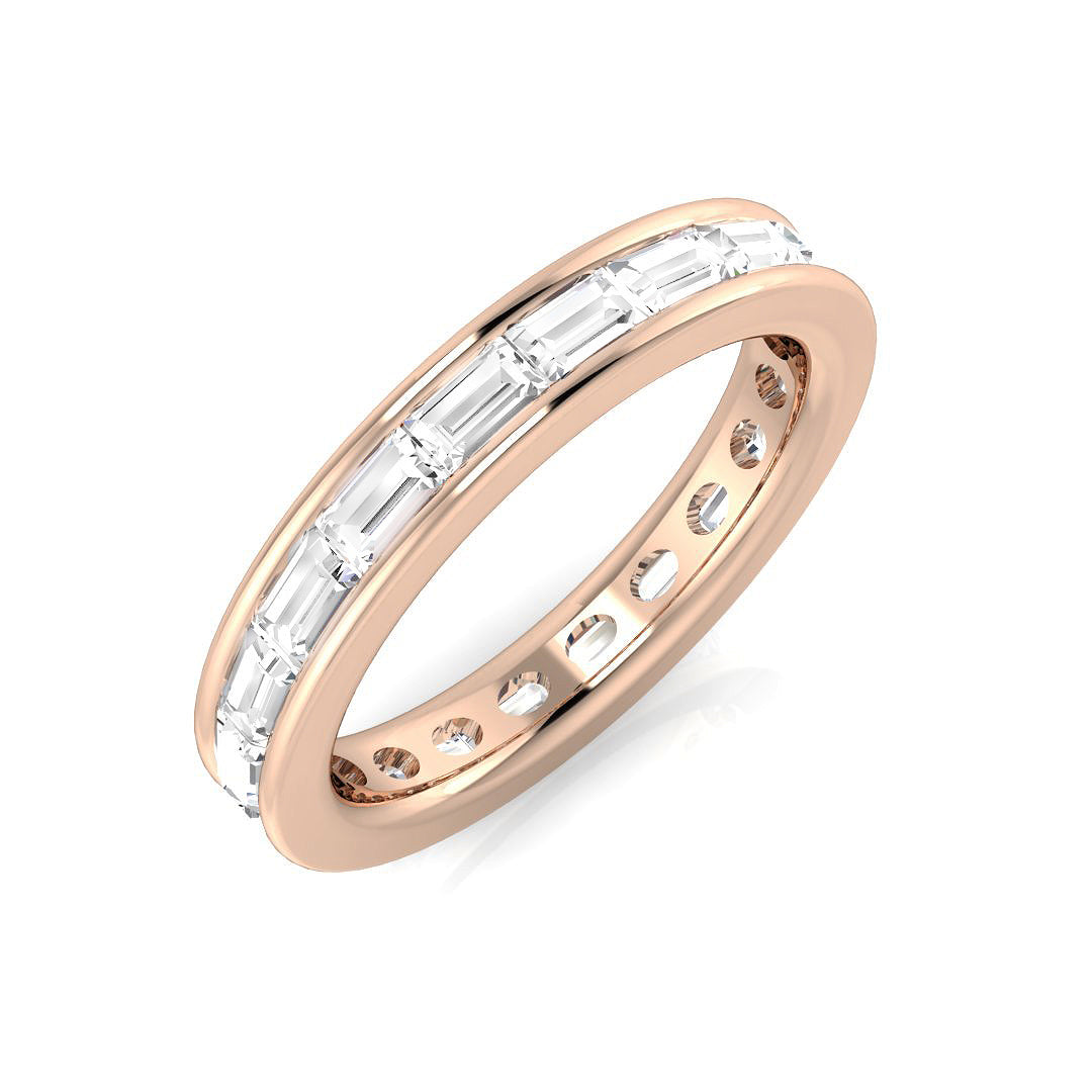 Full Eternity Diamond Ring 1.0ct–1.3ct – SL7392 – 18k Rose Gold