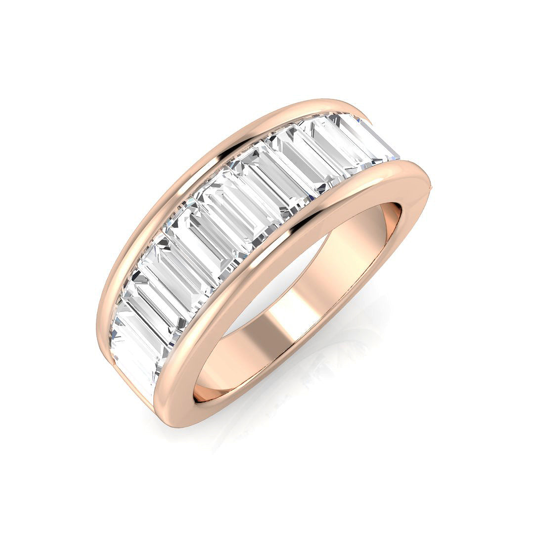 Half Eternity Diamond Ring 2.0ct–2.39ct – SL7880 – 18k Rose Gold