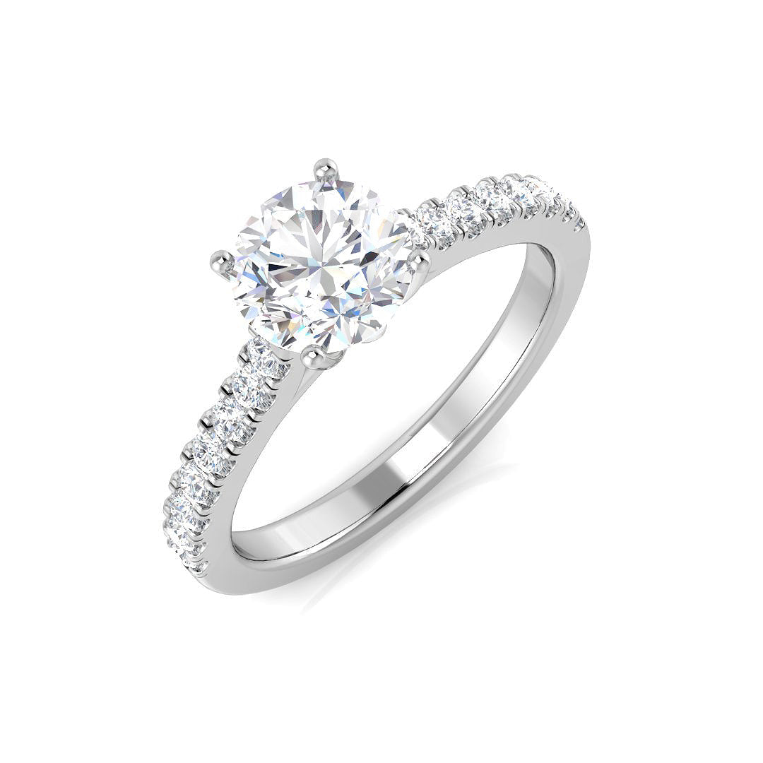 Engagement Diamond Ring 1.24ct–1.34ct – SL9834-6.4 – Platinum
