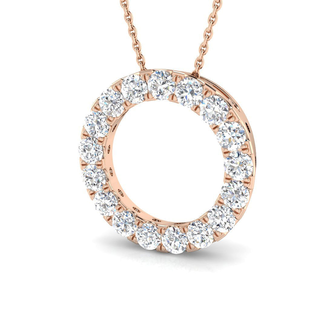 Circle of Life Diamond Ring 1.51ct – SP4088 – 18k Rose Gold