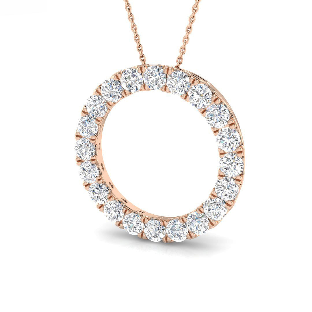 Circle of Life Diamond Ring 3.13ct – SP4466 – 18k Rose Gold