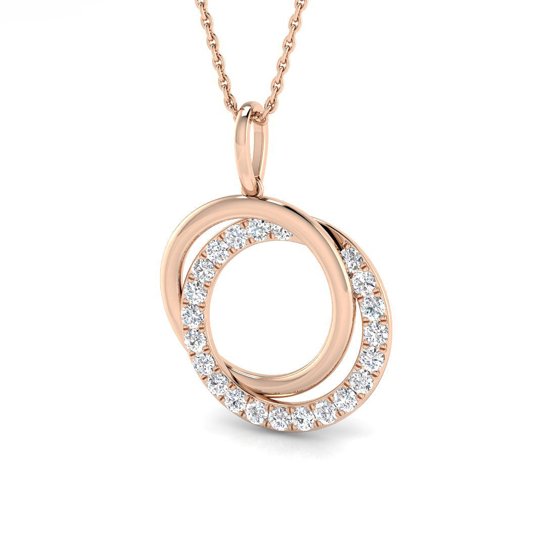 Circle of Life Diamond Ring 0.22ct–0.55ct – SP4213 – 18k Rose Gold
