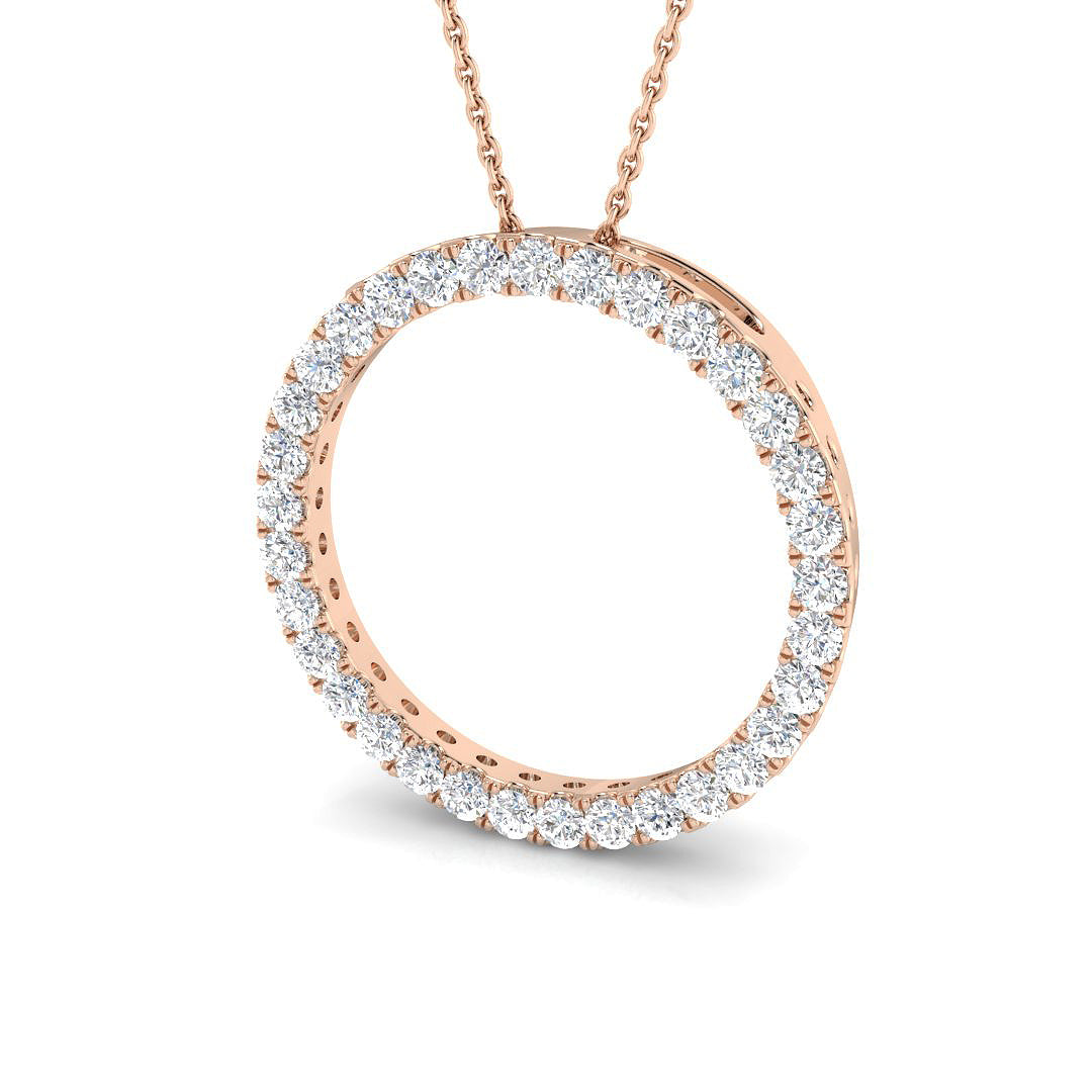 Circle of Life Diamond Ring 1.0ct – SP4557 – 18k Rose Gold
