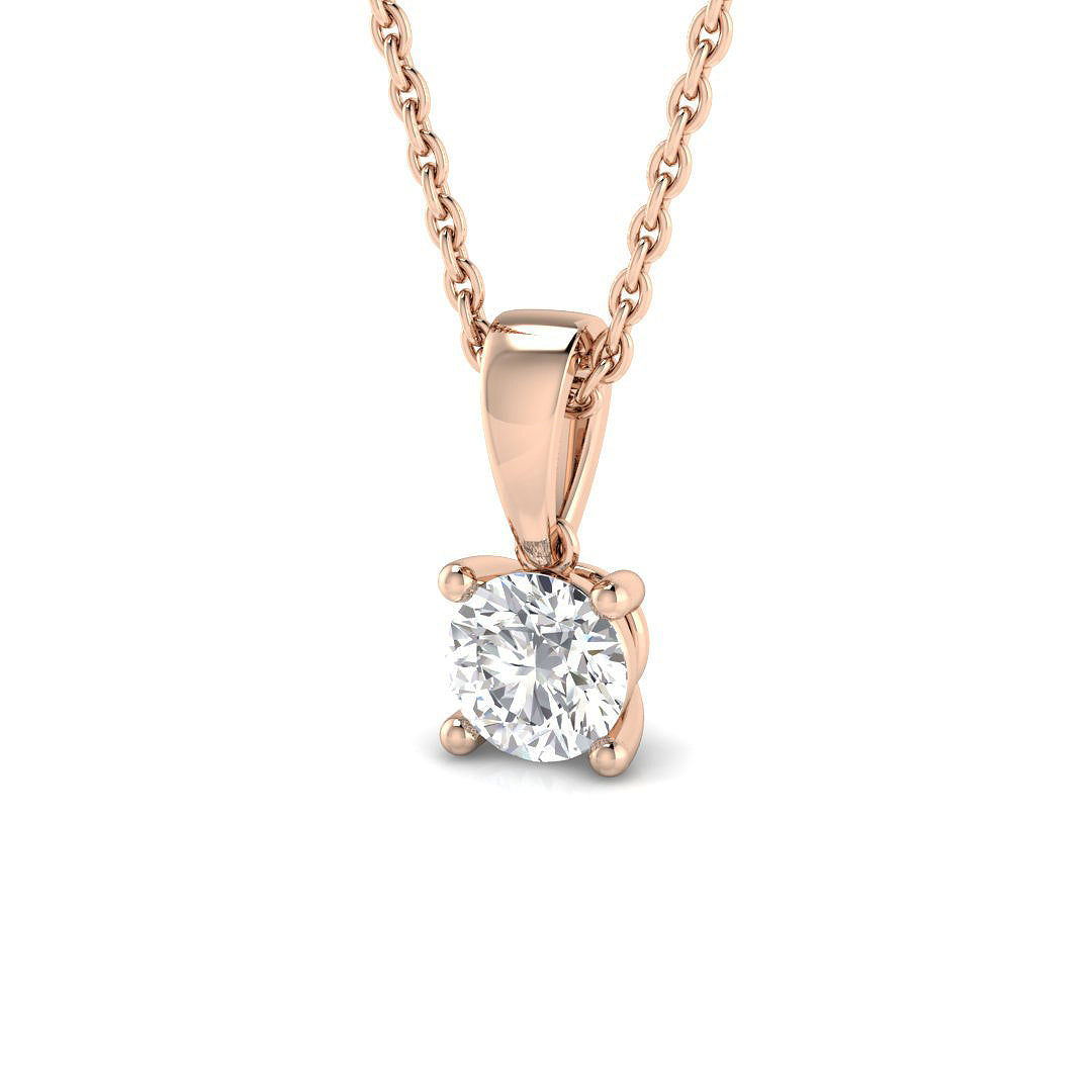 Solitaire Diamond Ring 0.31ct – SP5624 – 18k Rose Gold
