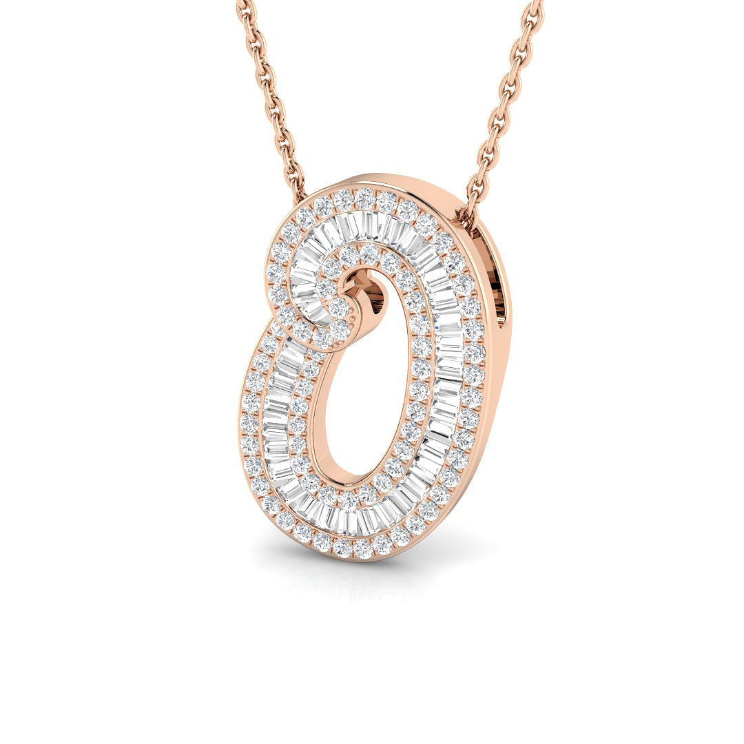Initials Diamond Ring 0.44ct – SP5002-O – 18k Rose Gold