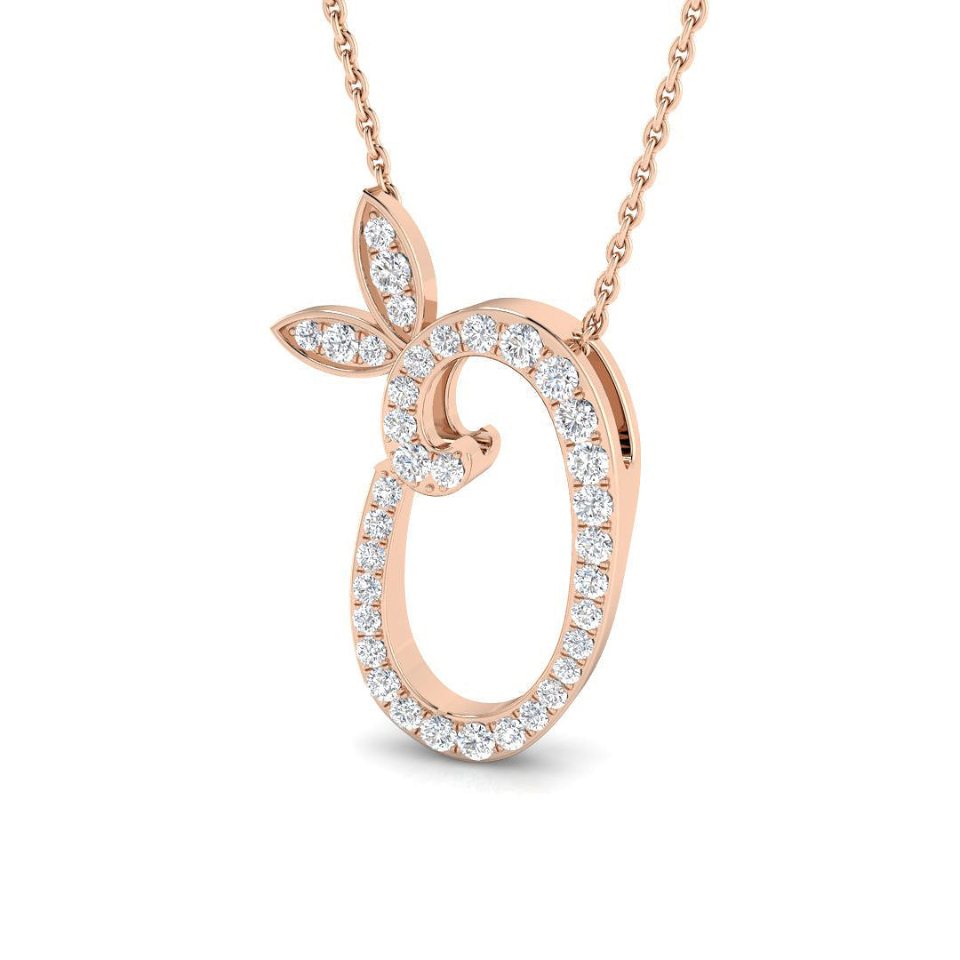 Initials Diamond Ring 0.31ct – SP5005-O – 18k Rose Gold