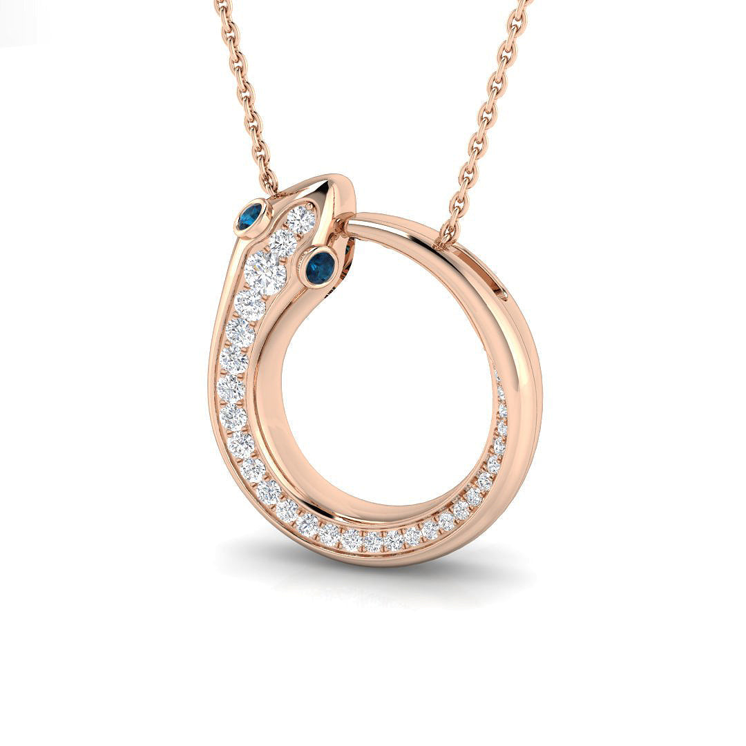 Shape Diamond Ring 0.28ct – SP5530~BL – 18k Rose Gold