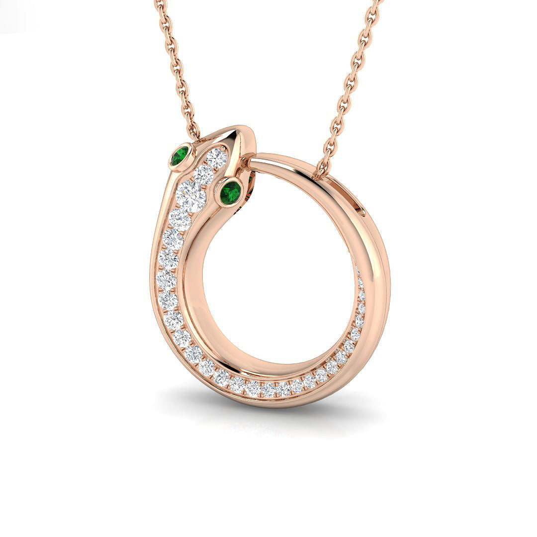 Shape Diamond Ring 0.24ct – SP5530~EM – 18k Rose Gold