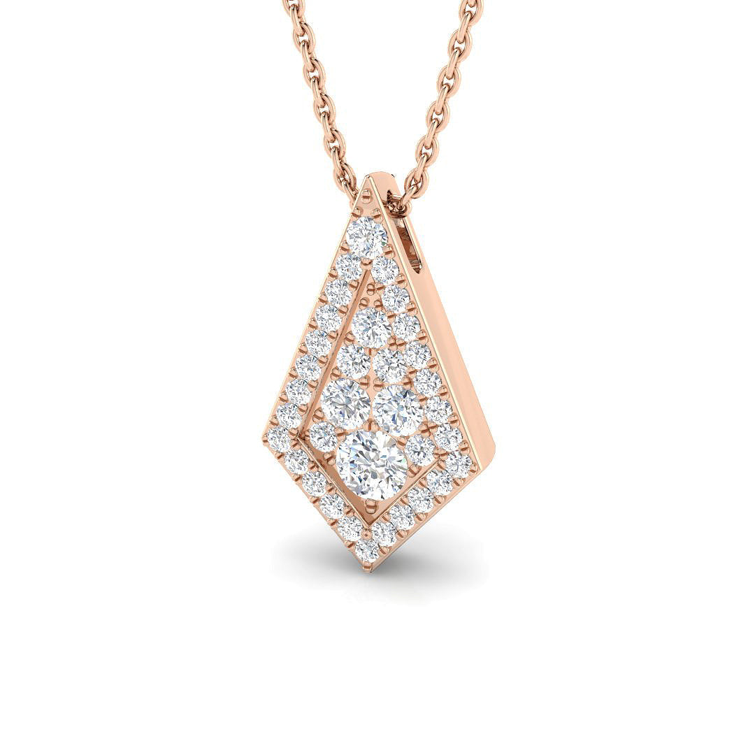 Shape Diamond Ring 0.49ct – SP5537 – 18k Rose Gold
