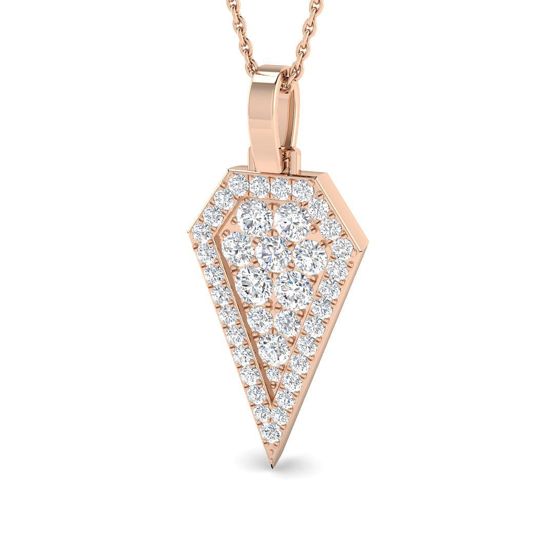 Shape Diamond Ring 0.46ct–0.95ct – SP5538 – 18k Rose Gold