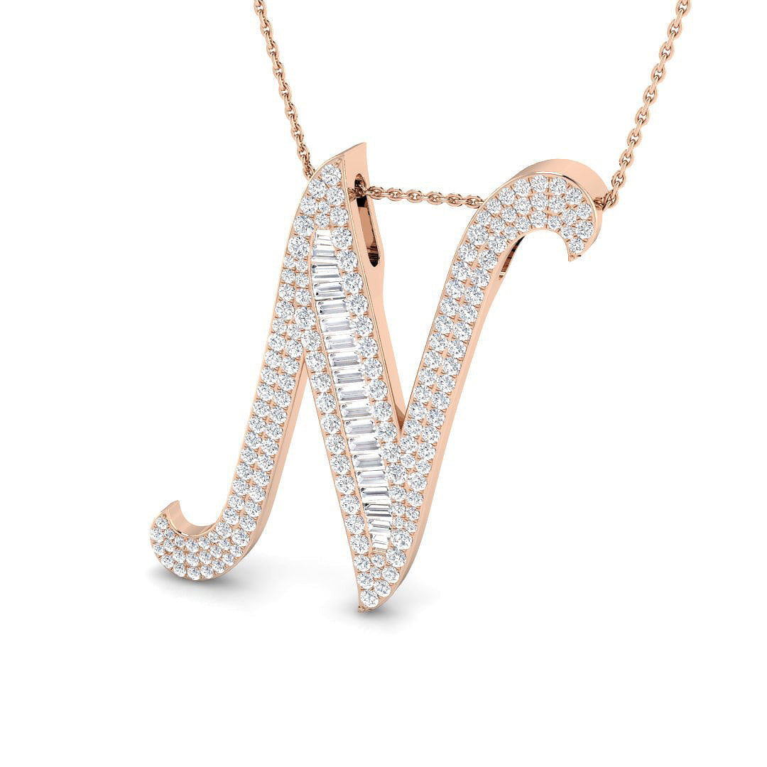 Initials Diamond Ring 1.75ct – SP5867-N – 18k Rose Gold