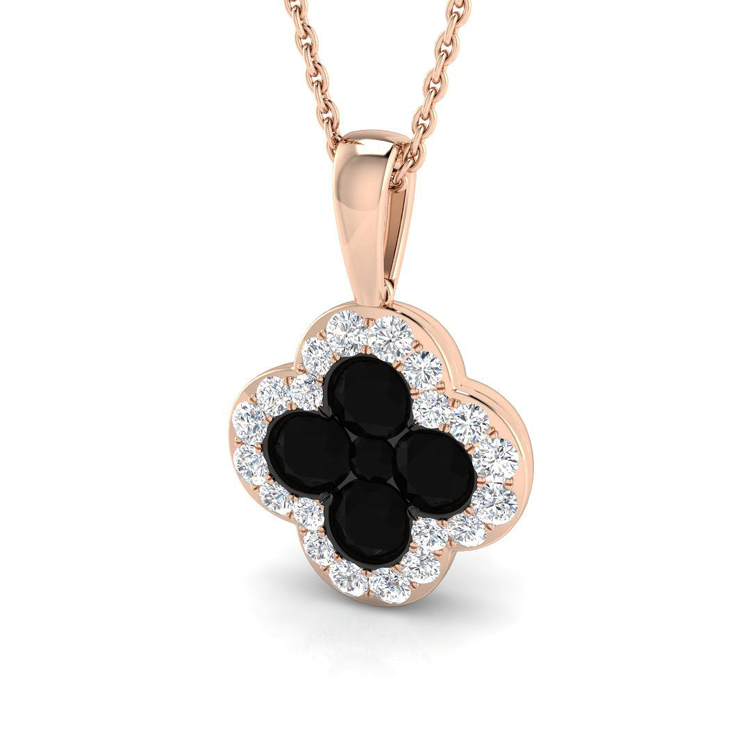 Clover Diamond Ring 0.36ct–1.25ct – SP5781~BD – 18k Rose Gold