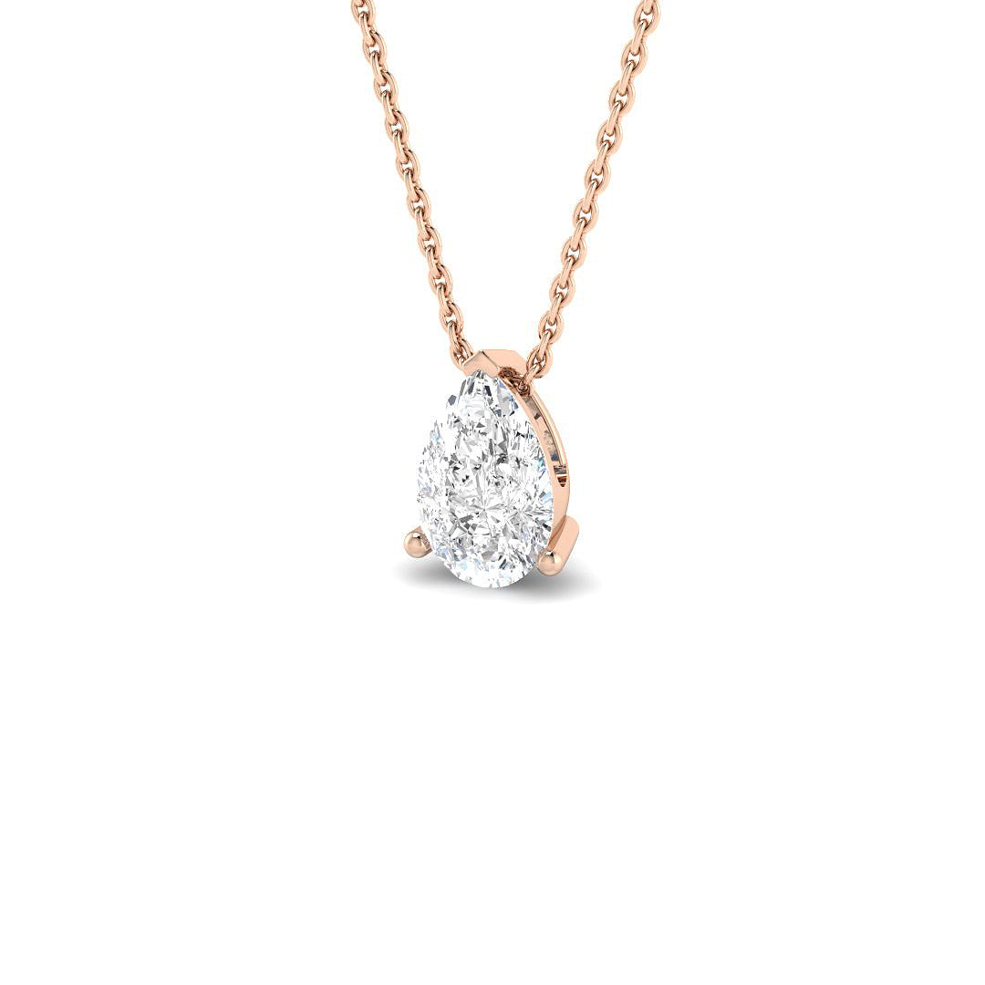 Solitaire Lab-Grown Diamond Ring 0.49ct–1.01ct – SP6198 – 18k Rose Gold