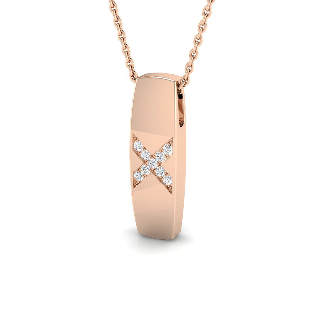 Fancy Diamond Ring 0.05ct – SP6217 – 18k Rose Gold