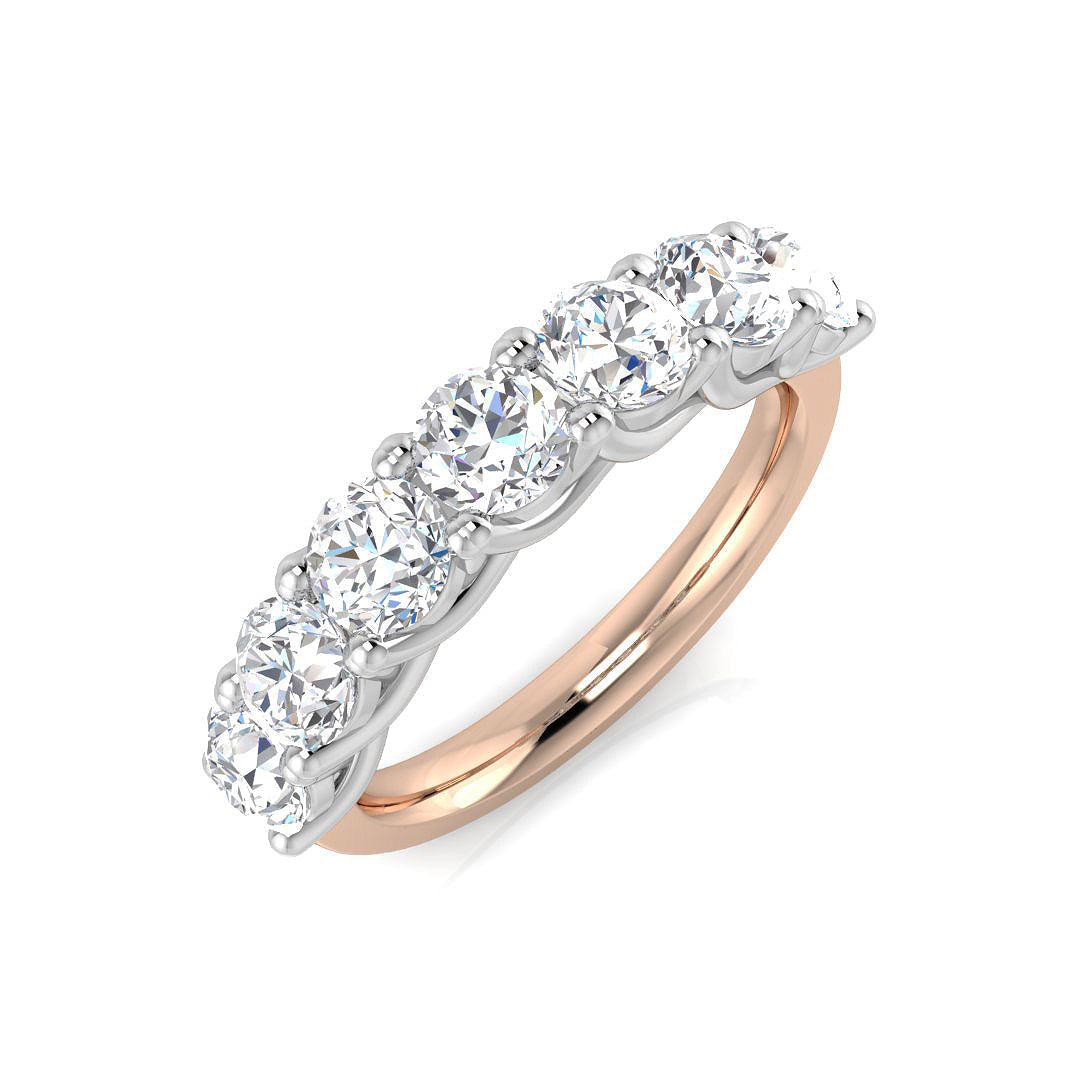 Multi Stone Diamond Ring 0.31ct–2.12ct – SR1933 – 18k Rose Gold