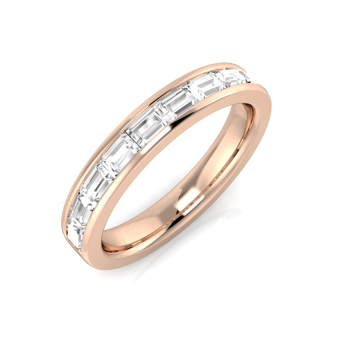 Half Eternity Diamond Ring 0.31ct–0.79ct – SL7325 – 18k Rose Gold