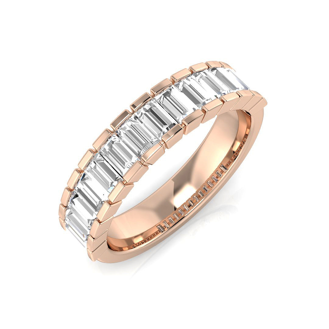 Half Eternity Diamond Ring 0.5ct–1.03ct – SR1936 – 18k Rose Gold