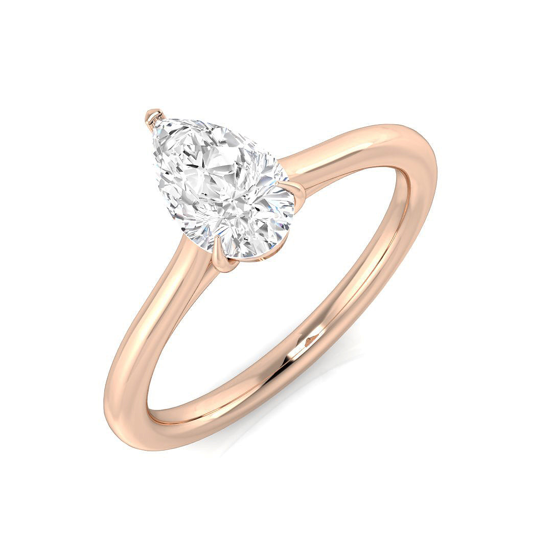 Engagement Diamond Ring 0.7ct – SR2588 – 18k Rose Gold