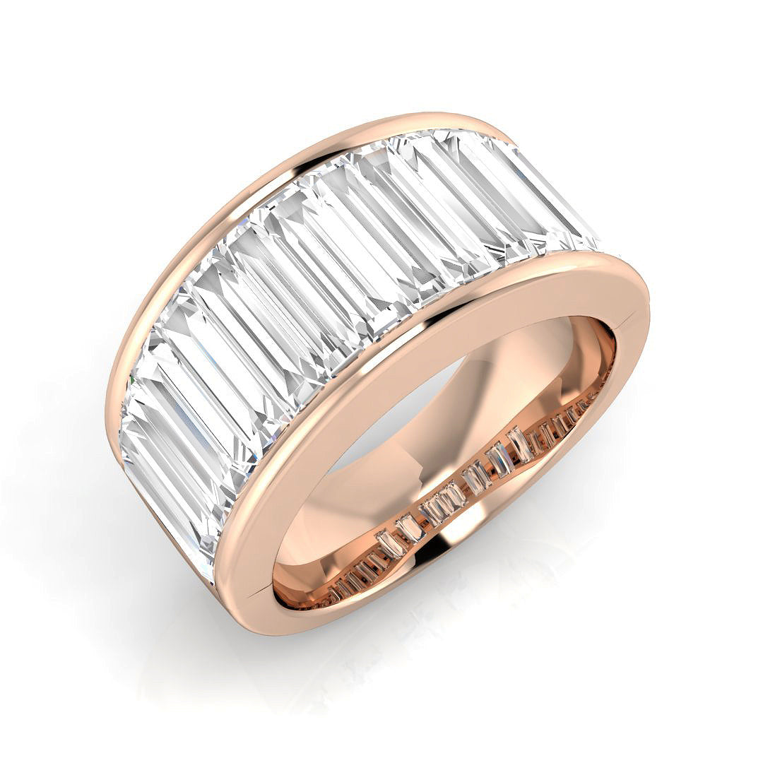 Half Eternity Diamond Ring 2.46ct–2.64ct – SR2936 – 18k Rose Gold