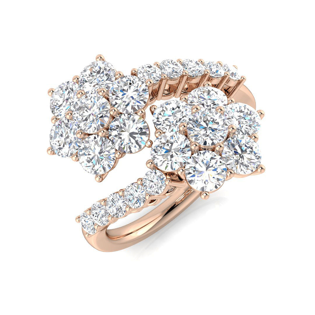 Fancy Diamond Ring 2.02ct – SR3227 – 18k Rose Gold