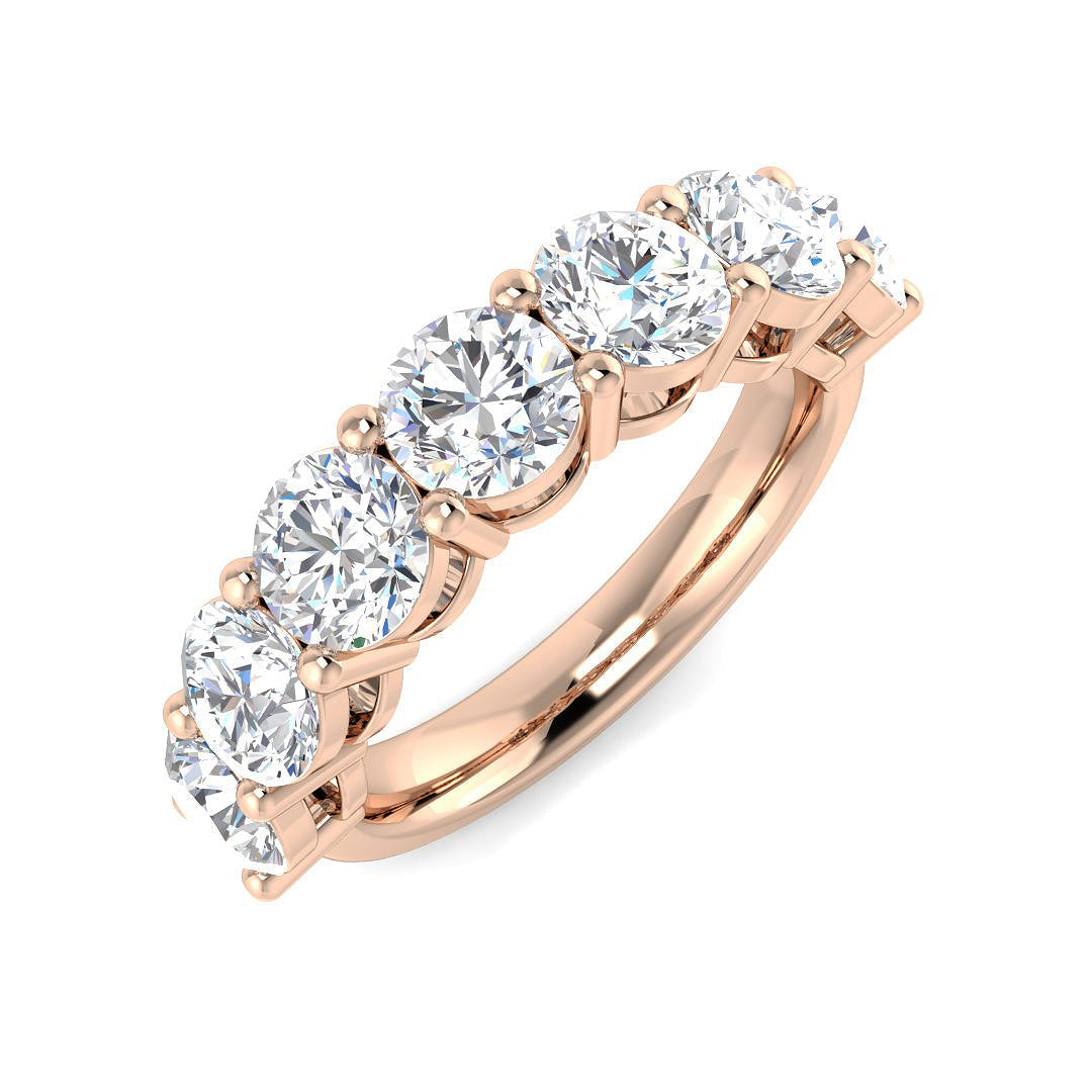 Multi Stone Diamond Ring 2.18ct–3.03ct – SR1956 – 18k Rose Gold