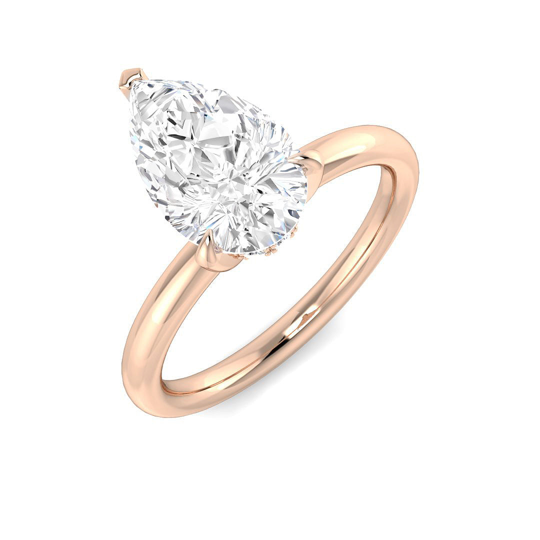 Engagement Lab-Grown Diamond Ring 2.16ct – SR3802 – 18k Rose Gold