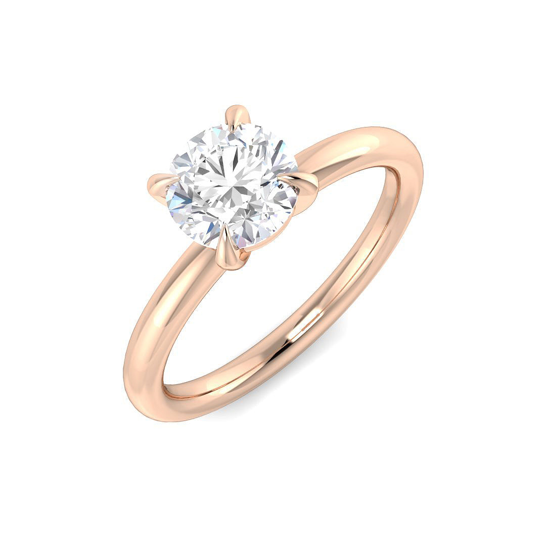 Engagement Lab-Grown Diamond Ring 1.01ct – SR3809 – 18k Rose Gold