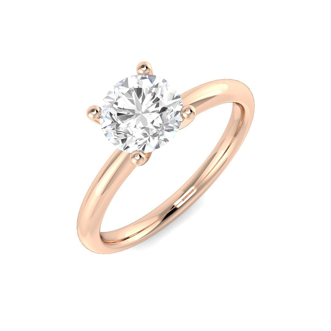 Engagement Diamond Ring 0.97ct–1.04ct – SR4457-6.3 – 18k Rose Gold