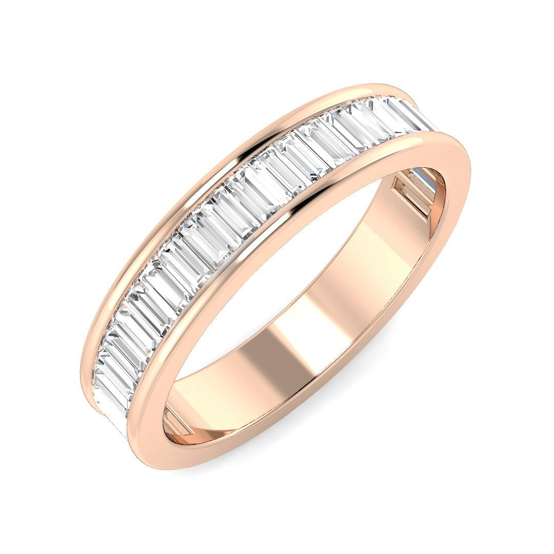 Half Eternity Diamond Ring 0.69ct–1.9ct – SR2866 – 18k Rose Gold