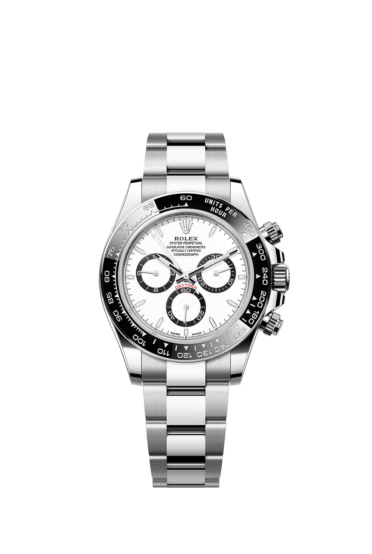 Rolex Cosmograph Daytona 126500LN — White Dial "Panda"