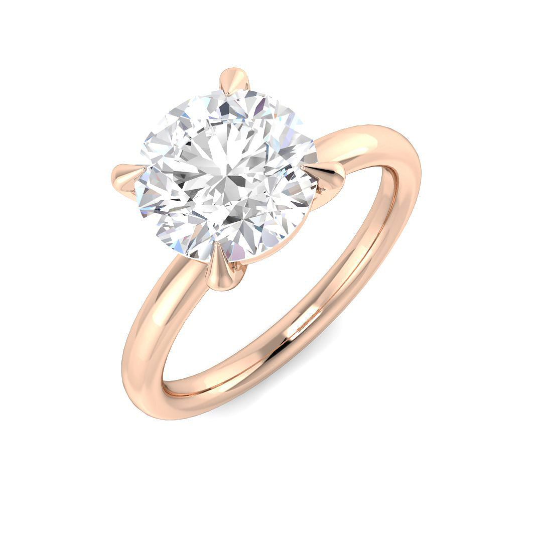 Engagement Lab-Grown Diamond Ring 2.54ct – SR7929 – 18k Rose Gold