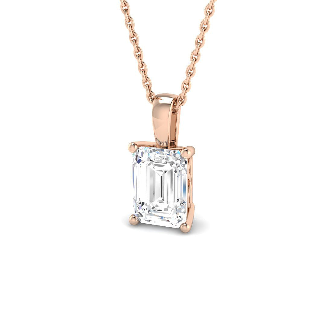 Solitaire Lab-Grown Diamond Ring 1.5ct–1.52ct – SP6768 – 18k Rose Gold