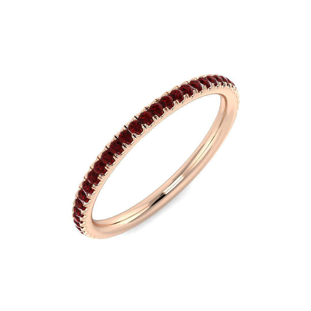 Half Eternity Diamond Ring 0.17ct – BJR0456~ALL – 18k Rose Gold