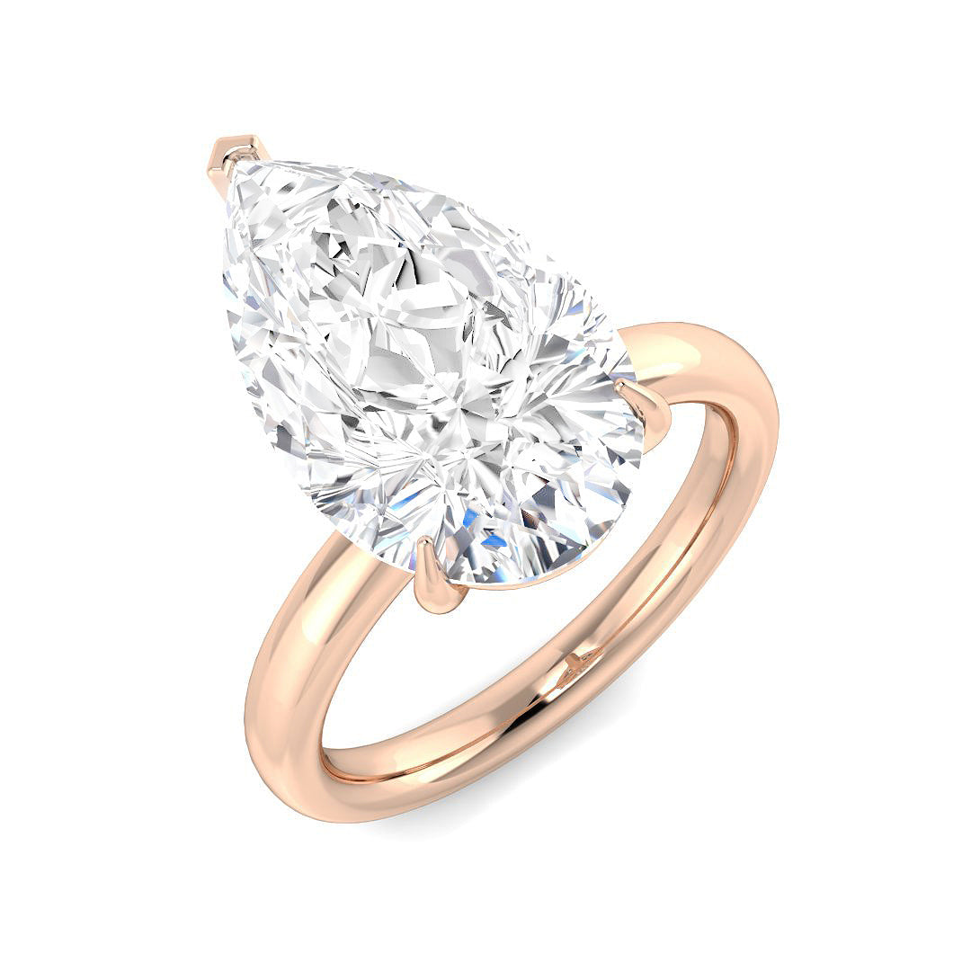 Engagement Lab-Grown Diamond Ring 5.01ct – SR5379 – 18k Rose Gold
