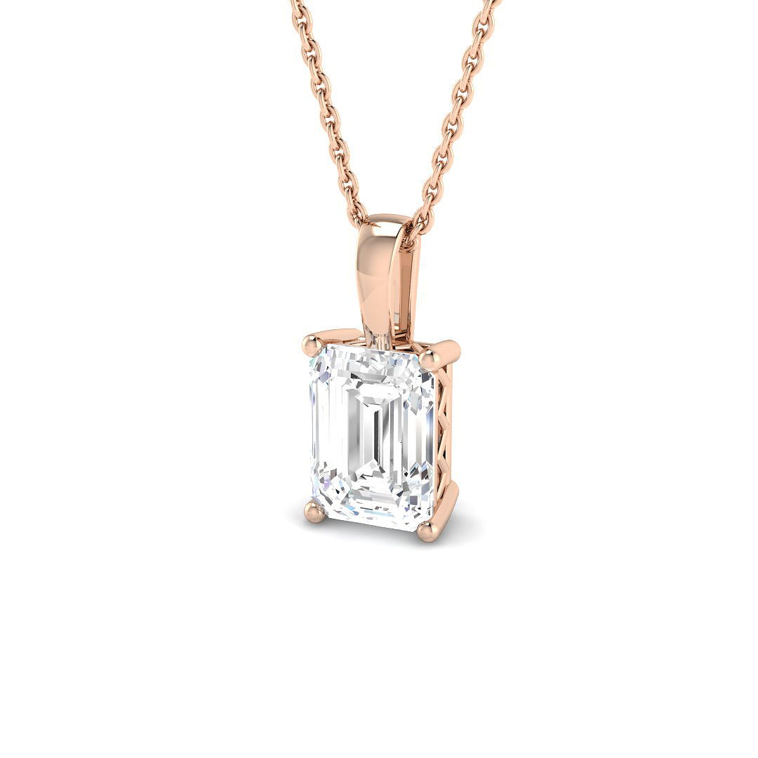 Solitaire Lab-Grown Diamond Ring 2.0ct–2.01ct – SP7167 – 18k Rose Gold