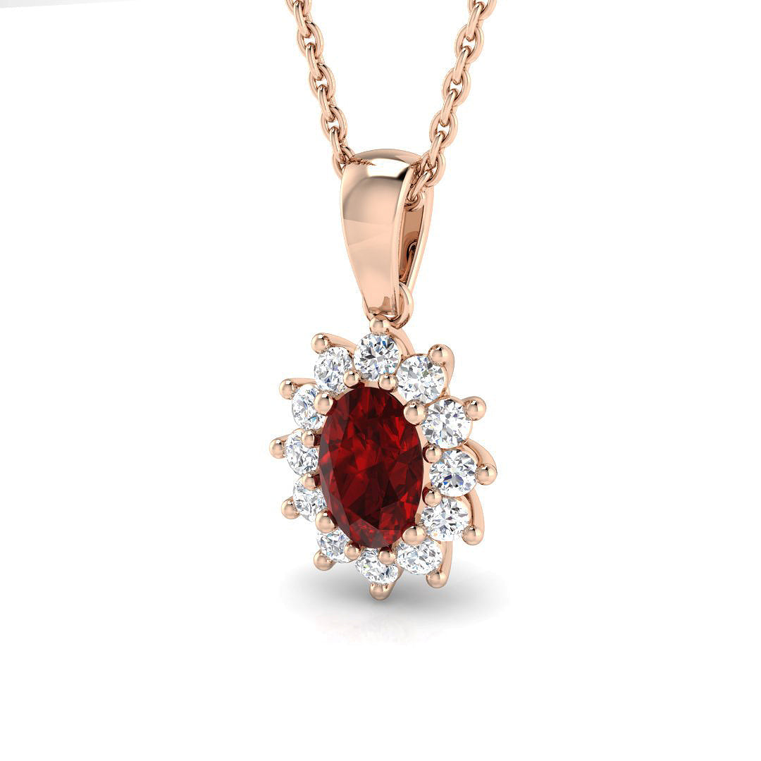 Emerald Lab-Grown Diamond Ring 0.64ct–0.93ct – SP4560 – 18k Rose Gold